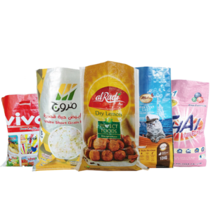 كيس طباعة ملونة من مادة البولي بروبلين
